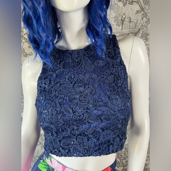 Vintage Two-Piece Floral Dress - Picture 2 of 11